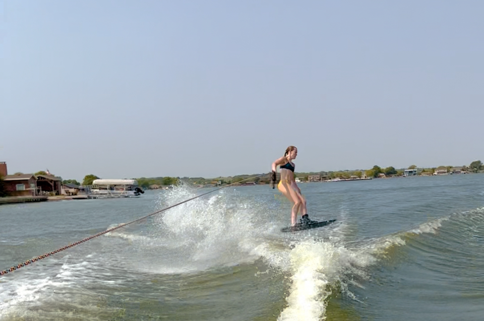 University of Nebraska Water Ski Club Action